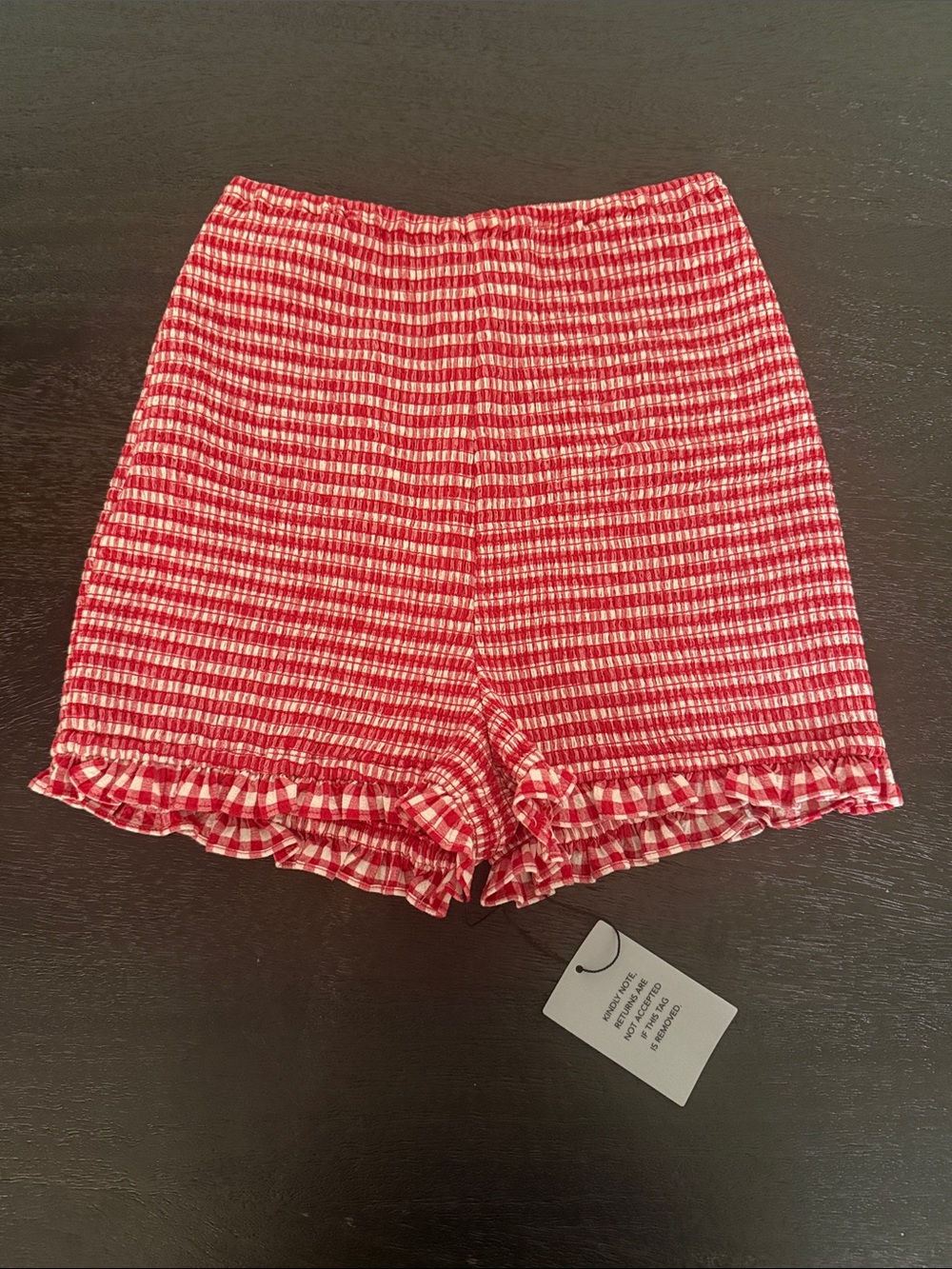 L’academie Gwen Short in Red and White - Picture 8 of 9